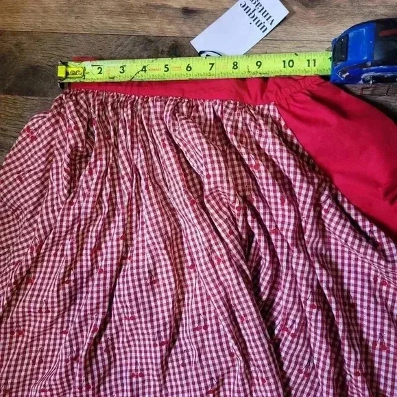 NWT Unique Vintage 2-Piece Cherry Romper & Skirt Set Size (2) XS - Picture 11 of 13